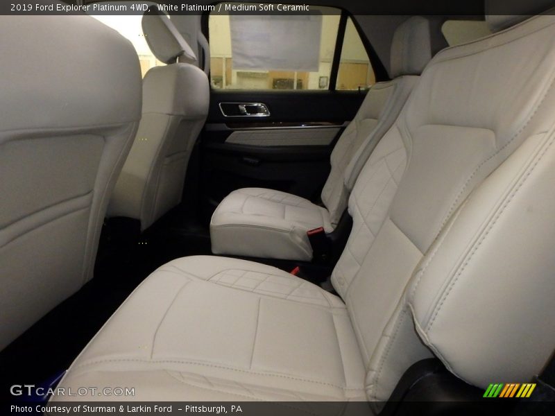 Rear Seat of 2019 Explorer Platinum 4WD