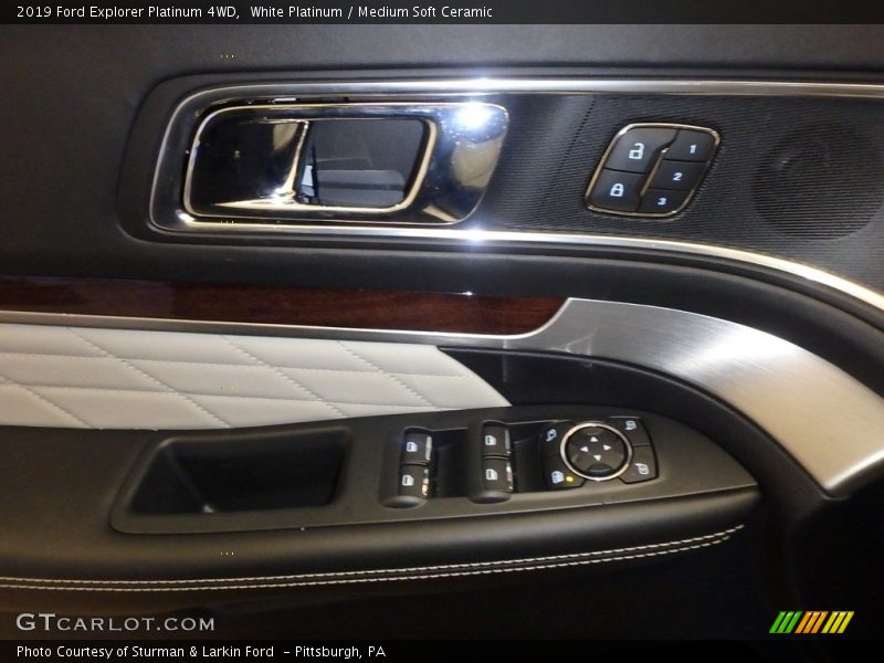 Controls of 2019 Explorer Platinum 4WD
