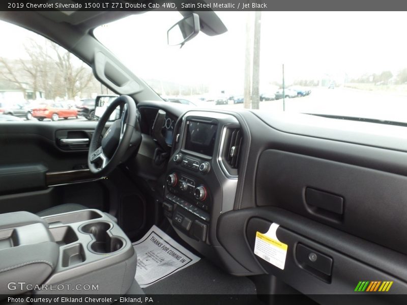 Satin Steel Metallic / Jet Black 2019 Chevrolet Silverado 1500 LT Z71 Double Cab 4WD