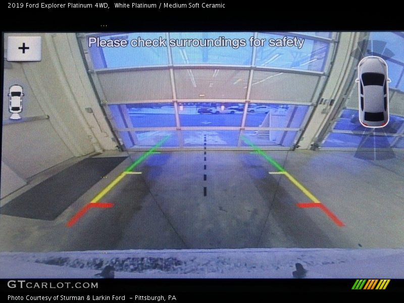 White Platinum / Medium Soft Ceramic 2019 Ford Explorer Platinum 4WD