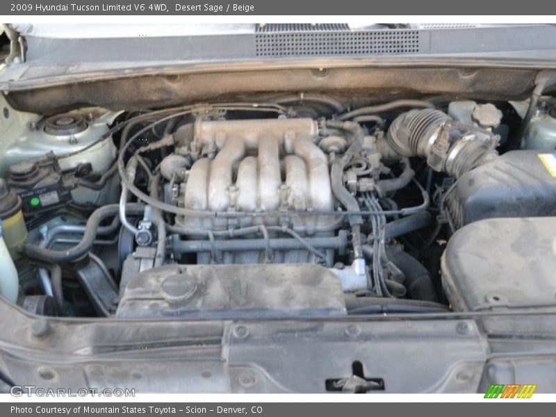 Desert Sage / Beige 2009 Hyundai Tucson Limited V6 4WD