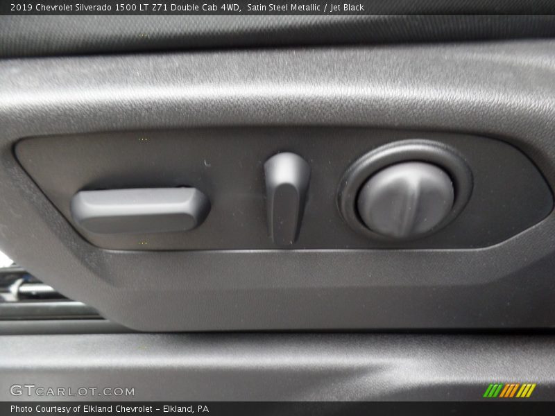 Satin Steel Metallic / Jet Black 2019 Chevrolet Silverado 1500 LT Z71 Double Cab 4WD
