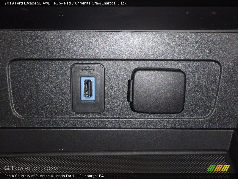 Ruby Red / Chromite Gray/Charcoal Black 2019 Ford Escape SE 4WD