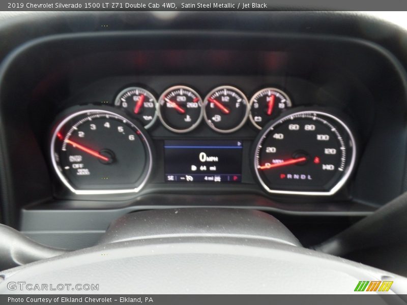 Satin Steel Metallic / Jet Black 2019 Chevrolet Silverado 1500 LT Z71 Double Cab 4WD