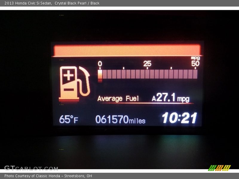 Crystal Black Pearl / Black 2013 Honda Civic Si Sedan