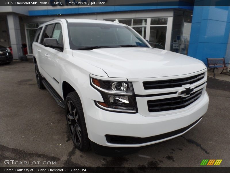 Summit White / Jet Black 2019 Chevrolet Suburban LT 4WD