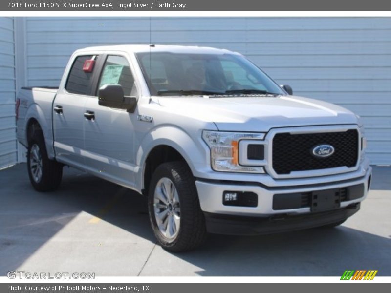 Ingot Silver / Earth Gray 2018 Ford F150 STX SuperCrew 4x4