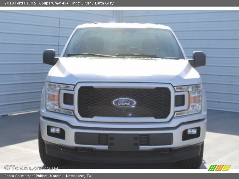 Ingot Silver / Earth Gray 2018 Ford F150 STX SuperCrew 4x4