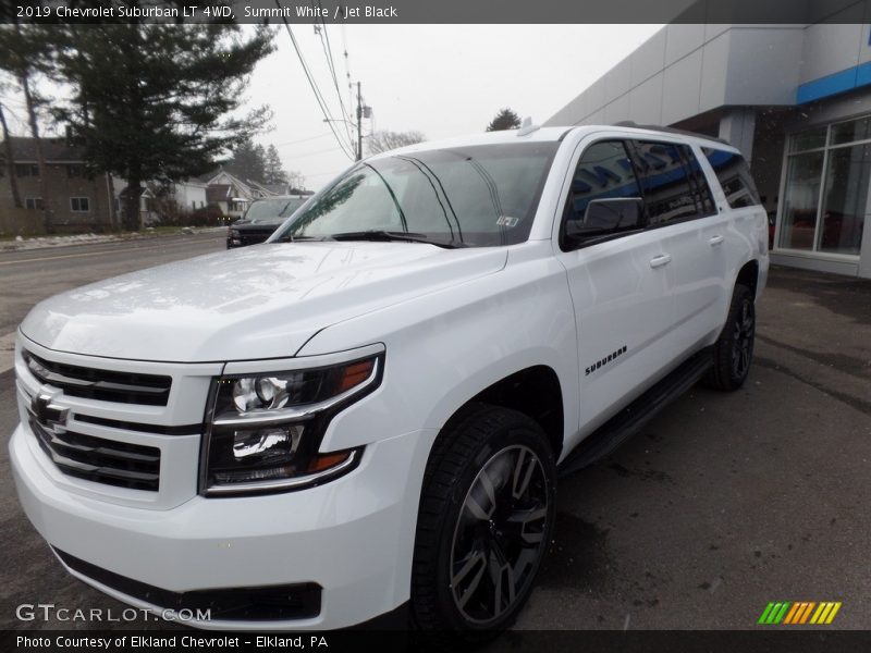 Summit White / Jet Black 2019 Chevrolet Suburban LT 4WD
