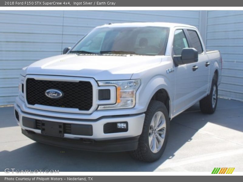 Ingot Silver / Earth Gray 2018 Ford F150 STX SuperCrew 4x4