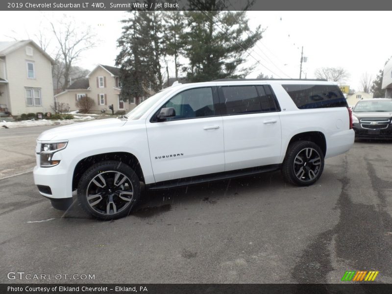 Summit White / Jet Black 2019 Chevrolet Suburban LT 4WD