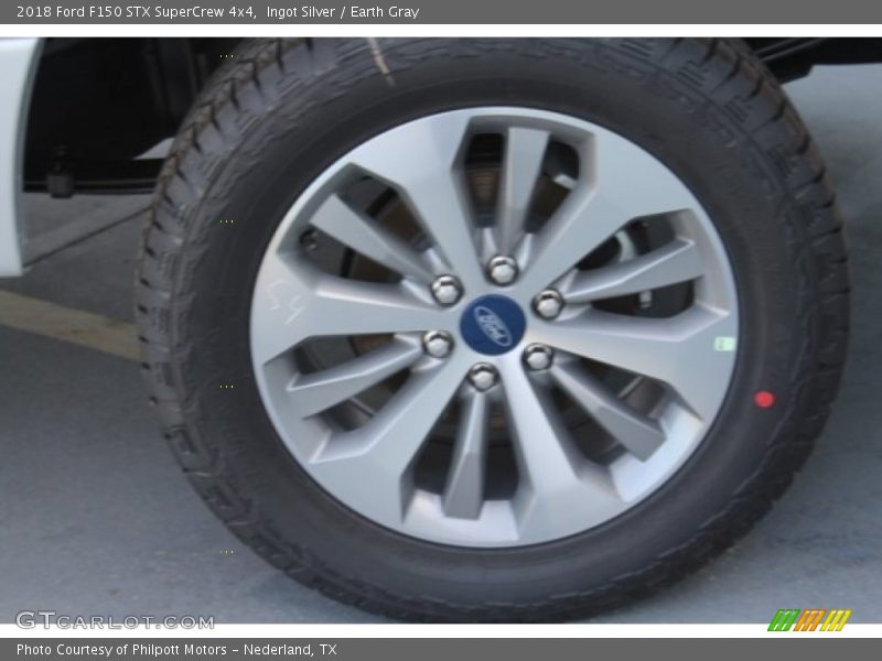 Ingot Silver / Earth Gray 2018 Ford F150 STX SuperCrew 4x4