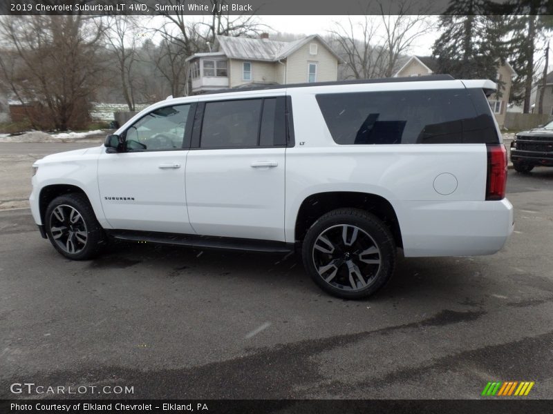 Summit White / Jet Black 2019 Chevrolet Suburban LT 4WD