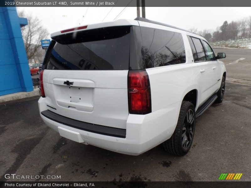 Summit White / Jet Black 2019 Chevrolet Suburban LT 4WD