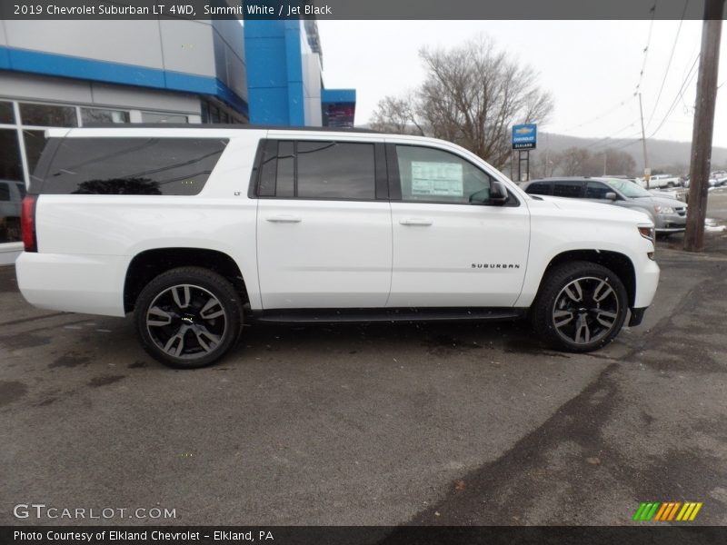 Summit White / Jet Black 2019 Chevrolet Suburban LT 4WD