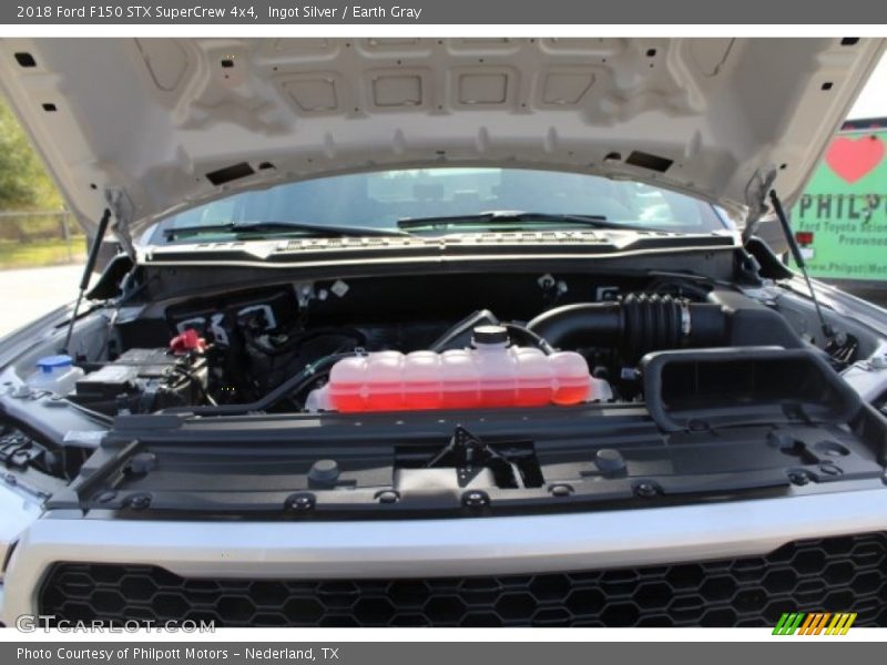 Ingot Silver / Earth Gray 2018 Ford F150 STX SuperCrew 4x4