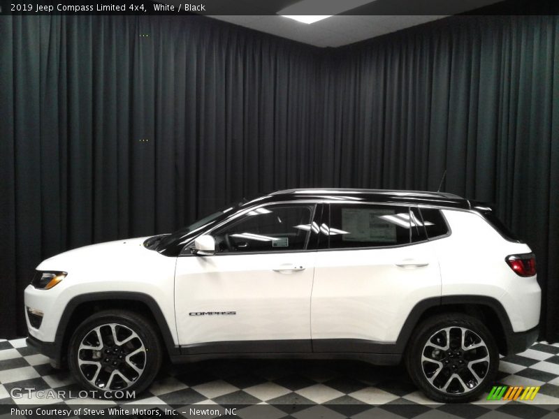 White / Black 2019 Jeep Compass Limited 4x4