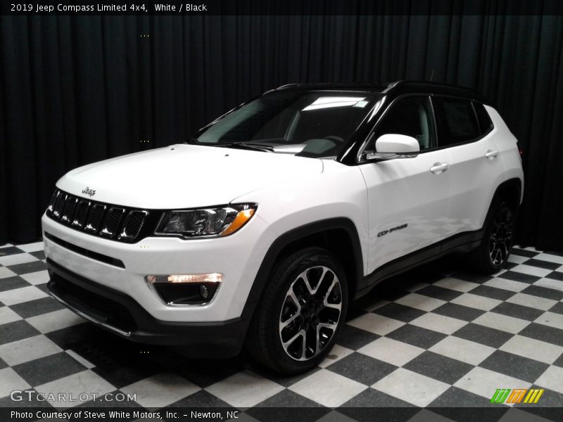 White / Black 2019 Jeep Compass Limited 4x4