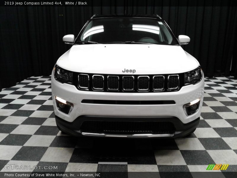 White / Black 2019 Jeep Compass Limited 4x4