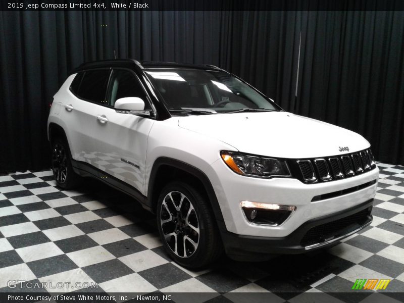 White / Black 2019 Jeep Compass Limited 4x4