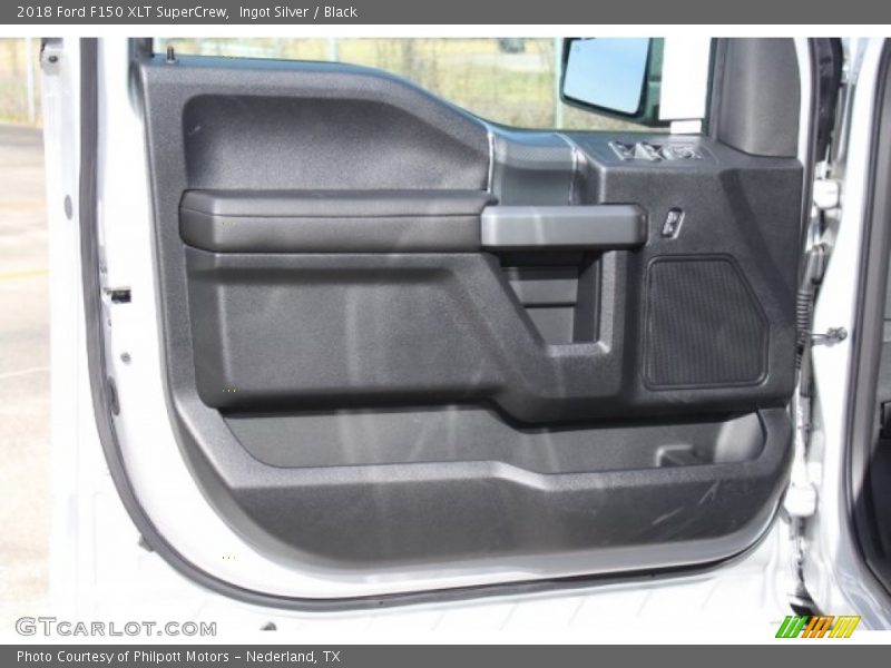 Ingot Silver / Black 2018 Ford F150 XLT SuperCrew