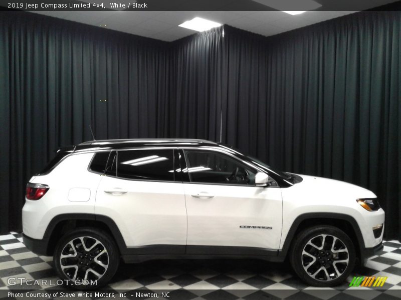White / Black 2019 Jeep Compass Limited 4x4