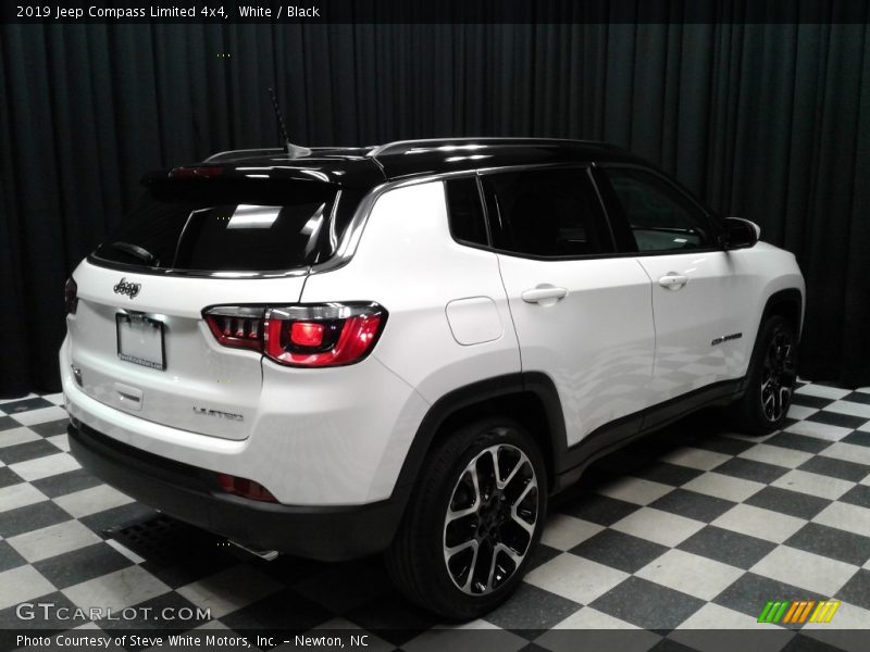 White / Black 2019 Jeep Compass Limited 4x4