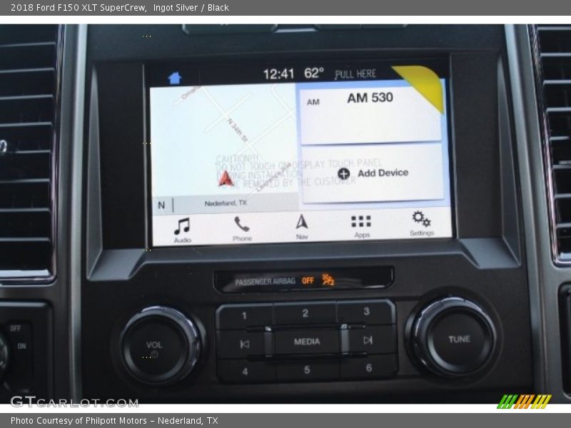 Ingot Silver / Black 2018 Ford F150 XLT SuperCrew