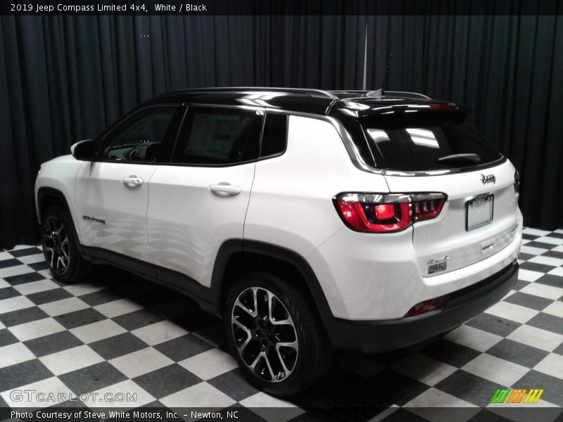 White / Black 2019 Jeep Compass Limited 4x4