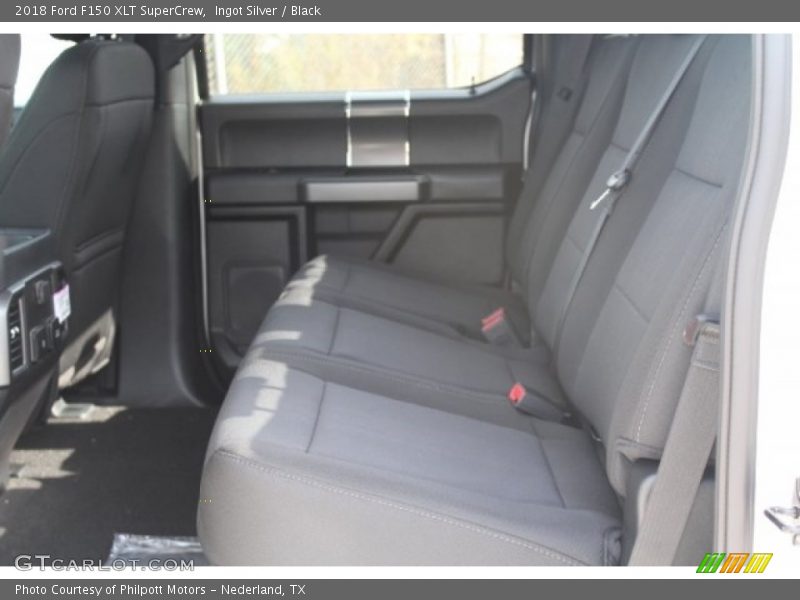 Ingot Silver / Black 2018 Ford F150 XLT SuperCrew