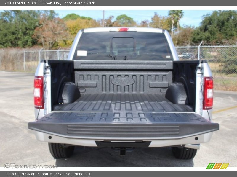Ingot Silver / Black 2018 Ford F150 XLT SuperCrew
