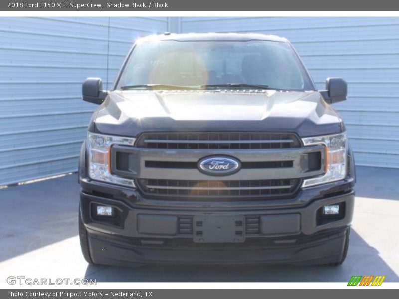 Shadow Black / Black 2018 Ford F150 XLT SuperCrew