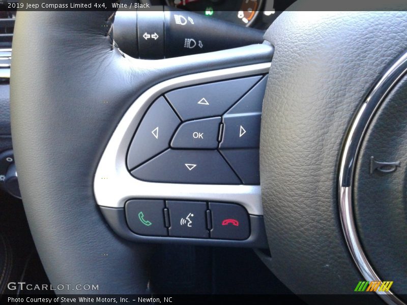 White / Black 2019 Jeep Compass Limited 4x4