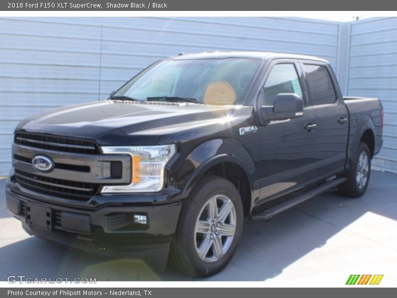 Shadow Black / Black 2018 Ford F150 XLT SuperCrew