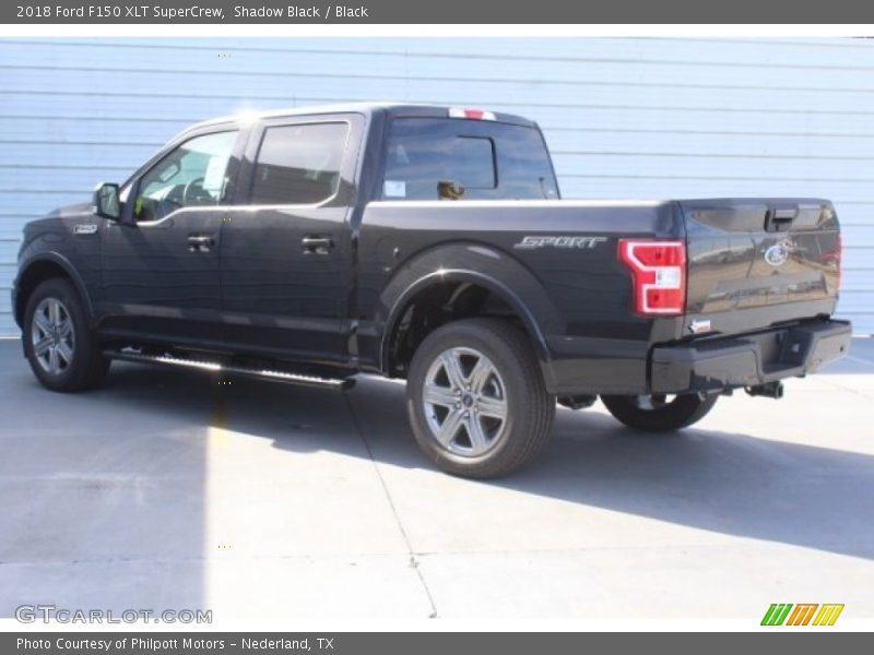 Shadow Black / Black 2018 Ford F150 XLT SuperCrew