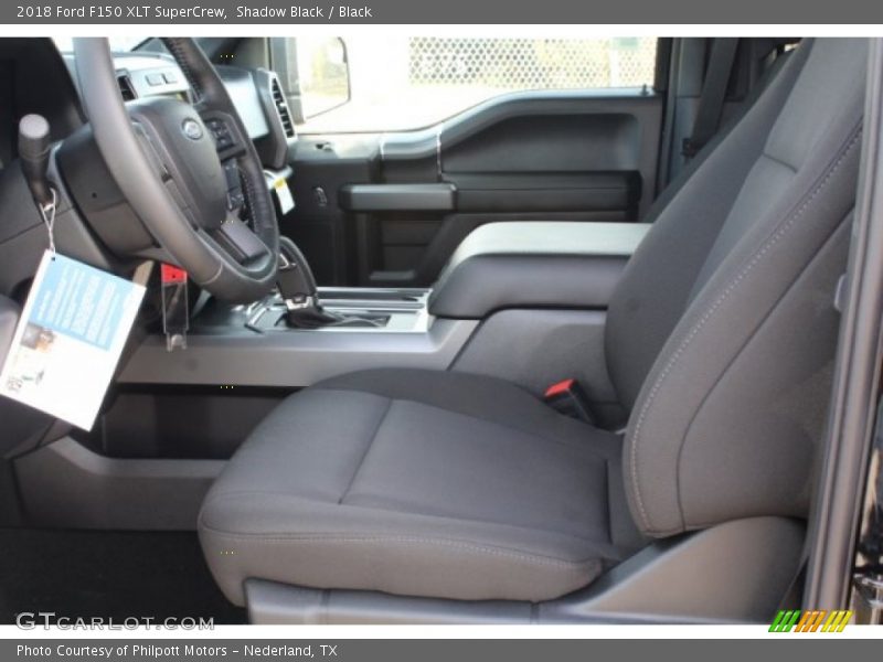 Shadow Black / Black 2018 Ford F150 XLT SuperCrew