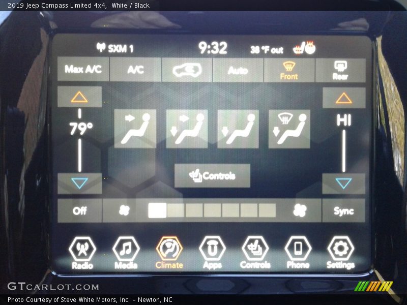 White / Black 2019 Jeep Compass Limited 4x4