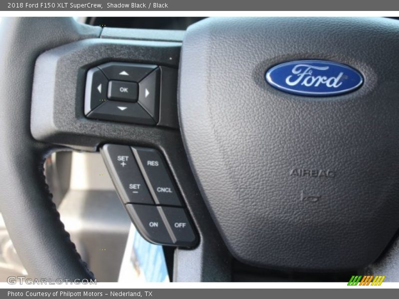 Shadow Black / Black 2018 Ford F150 XLT SuperCrew