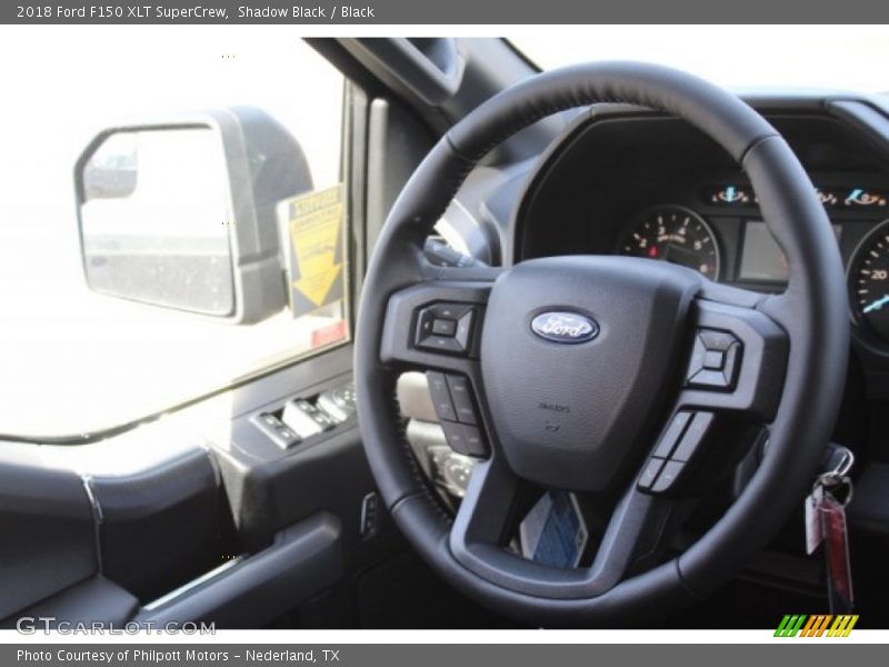 Shadow Black / Black 2018 Ford F150 XLT SuperCrew