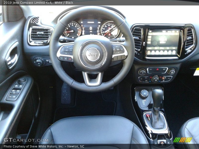 White / Black 2019 Jeep Compass Limited 4x4