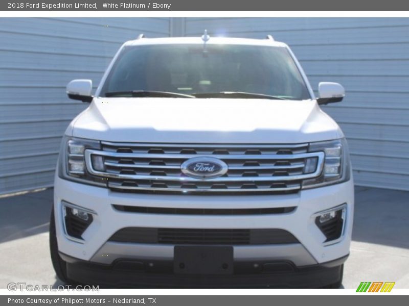 White Platinum / Ebony 2018 Ford Expedition Limited