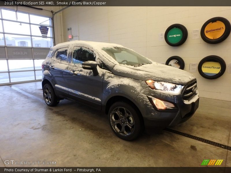 Smoke / Ebony Black/Copper 2018 Ford EcoSport SES 4WD