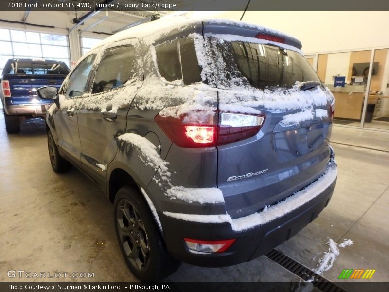 Smoke / Ebony Black/Copper 2018 Ford EcoSport SES 4WD