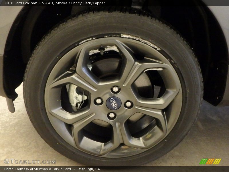 Smoke / Ebony Black/Copper 2018 Ford EcoSport SES 4WD