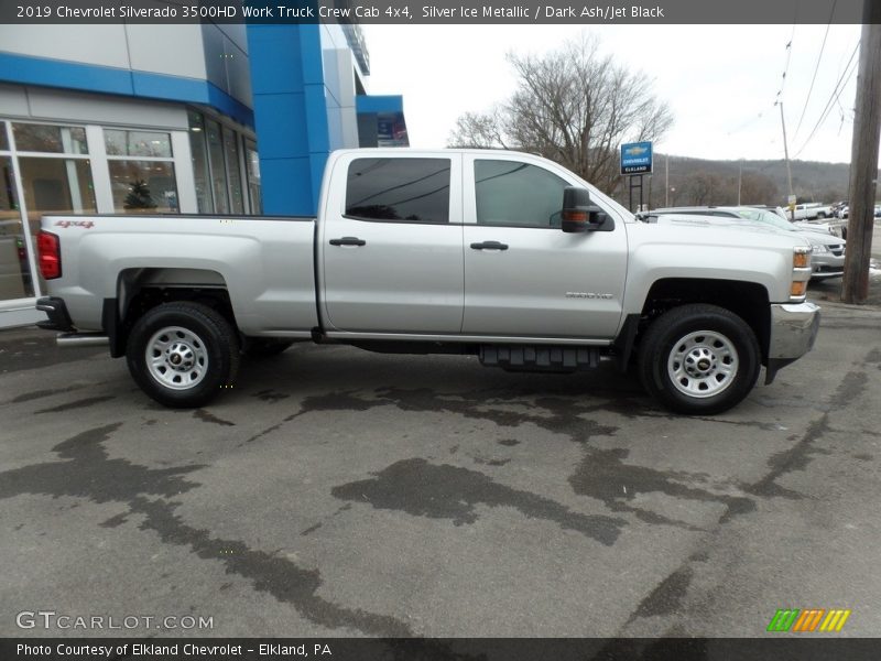 Silver Ice Metallic / Dark Ash/Jet Black 2019 Chevrolet Silverado 3500HD Work Truck Crew Cab 4x4