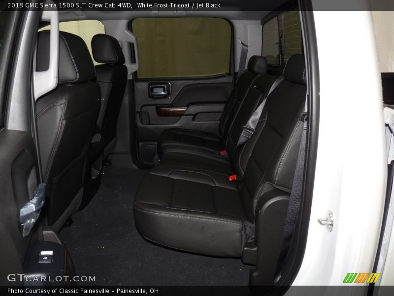 White Frost Tricoat / Jet Black 2018 GMC Sierra 1500 SLT Crew Cab 4WD
