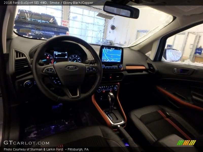 Smoke / Ebony Black/Copper 2018 Ford EcoSport SES 4WD