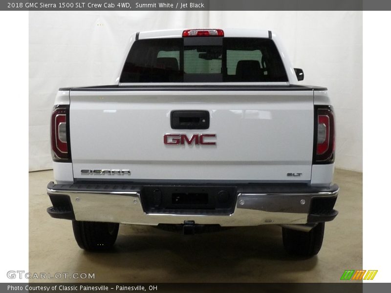 Summit White / Jet Black 2018 GMC Sierra 1500 SLT Crew Cab 4WD