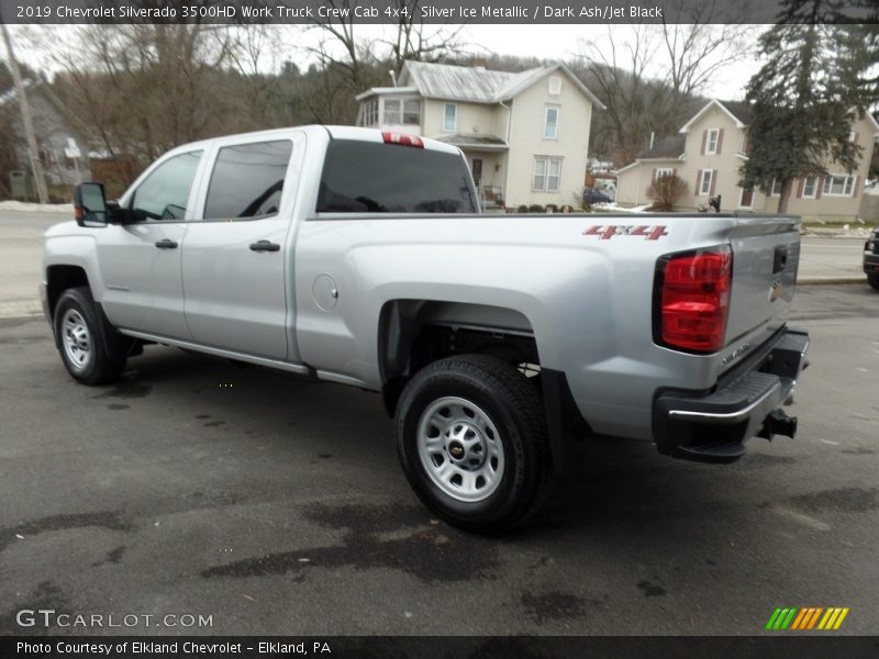 Silver Ice Metallic / Dark Ash/Jet Black 2019 Chevrolet Silverado 3500HD Work Truck Crew Cab 4x4