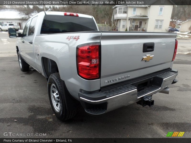 Silver Ice Metallic / Dark Ash/Jet Black 2019 Chevrolet Silverado 3500HD Work Truck Crew Cab 4x4